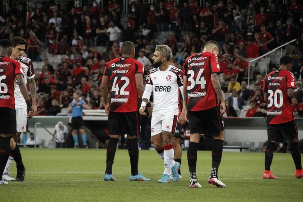 Campeonato Brasileiro Futebol Athletico Paranaense Flamengo Abril 2022 Curitiba Paraná — Fotografia de Stock