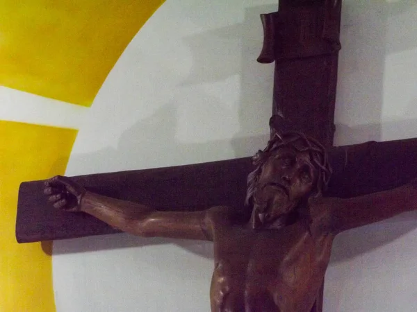 Religion Devotees Supporters Participate Mass Honor Saint Sao Jorge April — Stock Photo, Image