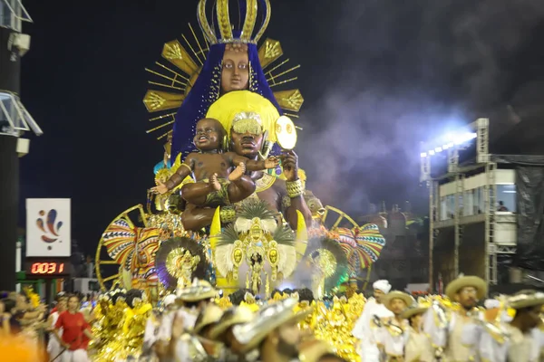 Sao Paulo Carnival Perola Negra Samba School Parade Access Group — Stock fotografie