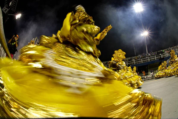 Sao Paulo Carnival Perola Negra Samba School Parade Access Group — Stock fotografie