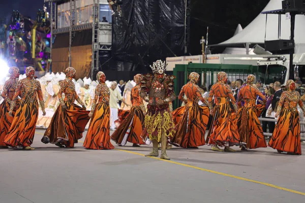 Carnaval Sao Paulo Grupo Especial Desfile Academicos Tucuruvi Samba School —  Fotos de Stock