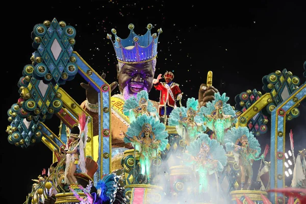 Grupo Especial Carnaval São Paulo Desfile Escola Samba Academicos Tucuruvi — Fotografia de Stock