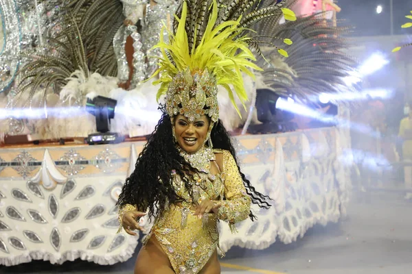 Sao Paulo Carnaval Special Group Parade Van Academicos Tucuruvi Samba — Stockfoto