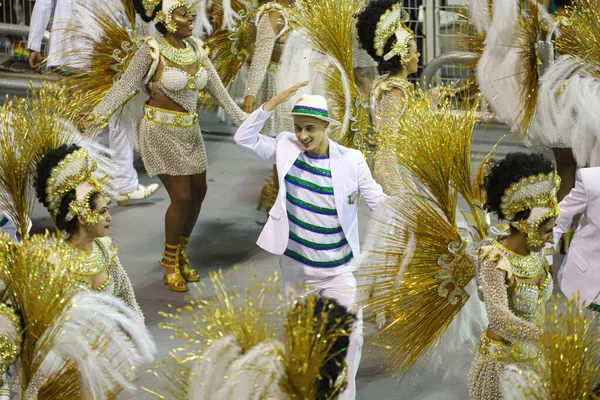 Specjalna Grupa Karnawałowa Sao Paulo Parada Szkoły Unidos Vila Maria — Zdjęcie stockowe