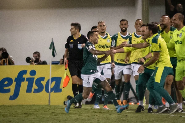 Brasilianische Fußballmeisterschaft Palmeiras Und Corinthians April 2022 Barueri Sao Paulo — Stockfoto