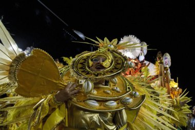 23 Nisan 2022, Rio de Janeiro, Brezilya: Rio de Janeiro Karnavalı Özel Grubu Portela Sambadrome, Marques de Sapucai Sambadrome, Rio de Janeiro şehir merkezinde, Cumartesi gecesi (23)).