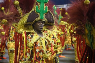 Sao Paulo Karnaval Özel Grubu: Barroca Zona Sul Samba Okulu Geçidi. 24 Nisan 2022, Sao Paulo, Brezilya: Barroca Zona Sul samba okulu geçit töreni Sao Paulo Karnaval Özel Grubu tarafından, Anhembi Sambadrome, Sao Paulo, Pazar günü 