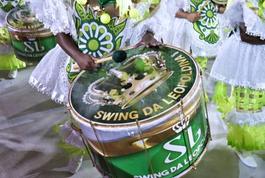 (INT) Rio de Janeiro Karnavalı: Rio de Janeiro Karnavalı Özel Grubu 'nun Imperatriz Leopoldinense samba okulu geçit töreni. 22 Nisan 2022, Rio de Janeiro, Brezilya: Samba okulu Imperatriz Leopoldinense Geçit Töreni