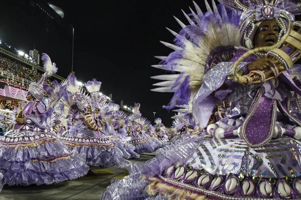 Kwietnia 2022 Rio Janeiro Brazylia Parada Szkoły Samba Portela Przez — Zdjęcie stockowe