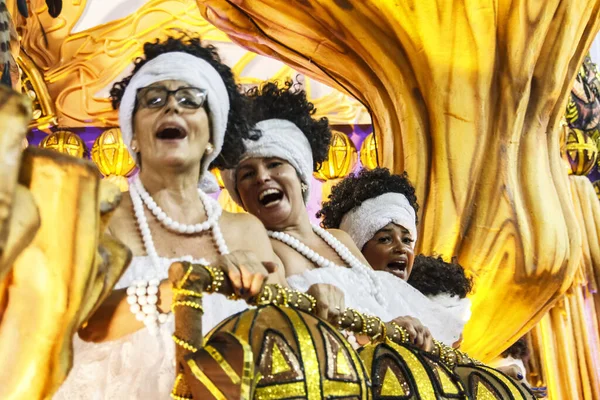 April 2022 Rio Janeiro Brazil Parade Samba School Portela Special — стоковое фото