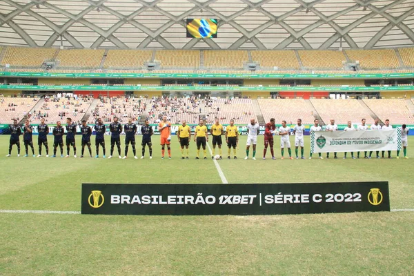 Mistrzostwa Brazylii Piłce Nożnej Trzecia Liga Manaus Aparecidense Kwietnia 2022 — Zdjęcie stockowe