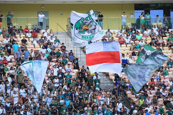 Brezilya Futbol Şampiyonası - 3. lig Manaus ve Aparecidense-GO. 24 Nisan 2022, Manaus, Amazonas, Brezilya: Manaus ve Aparecidense-GO arasındaki futbol maçı, Brezilya Futbol Şampiyonası 'nın üçüncü turu için geçerlidir - Üçüncü Lig