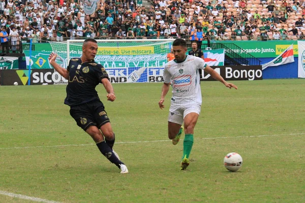 Campeonato Brasileiro Futebol Terceira Divisão Manaus Aparecidense Abril 2022 Manaus — Fotografia de Stock
