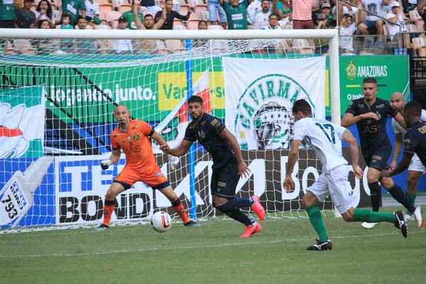 Brezilya Futbol Şampiyonası - 3. lig Manaus ve Aparecidense-GO. 24 Nisan 2022, Manaus, Amazonas, Brezilya: Manaus ve Aparecidense-GO arasındaki futbol maçı, Brezilya Futbol Şampiyonası 'nın üçüncü turu için geçerlidir - Üçüncü Lig