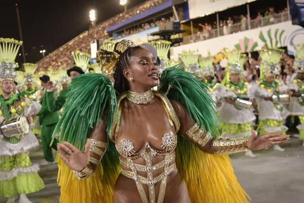 Int Carnaval Van Rio Janeiro Parade Van Sambaschool Imperatriz Leopoldinense — Stockfoto