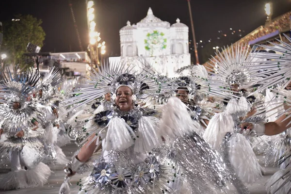 Avril 2022 Rio Janeiro Brésil Parade École Samba Imperatriz Leopoldinense — Photo