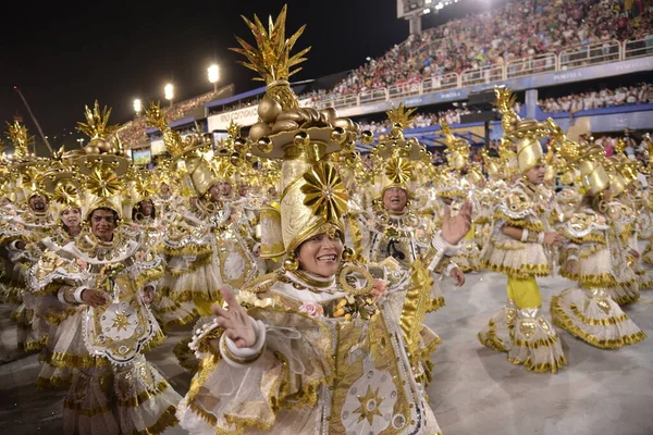 Kwietnia 2022 Rio Janeiro Brazylia Parada Szkoły Samba Imperatriz Leopoldinense — Zdjęcie stockowe