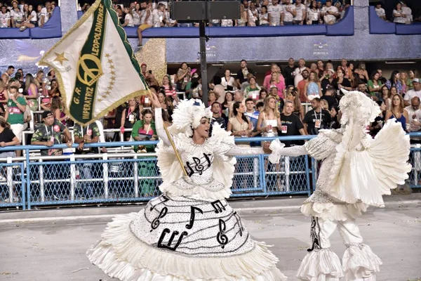 Int Rio Janeiro Carnival Parade Imperatriz Leopoldinense Samba School Special — Stock Photo, Image