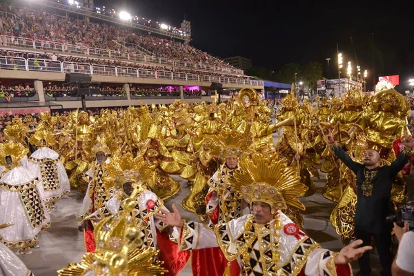 Int Rio Janeiro Carnival Parade Salgueiro Samba School Special Group — стоковое фото