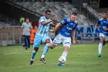 Brezilya Futbol Şampiyonası - İkinci Lig Cruzeiro ve Londrina. 26 Nisan 2022, Belo Horizonte, Minas Gerais, Brezilya: Cruzeiro ve Londrina arasındaki yatıştırıcı maçı, Brezilya Futbol Şampiyonası 'nın 4. turu için geçerlidir.