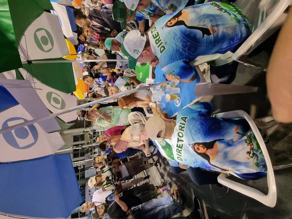 Escola Samba Mancha Verde Campeã Carnaval São Paulo Abril 2022 — Fotografia de Stock