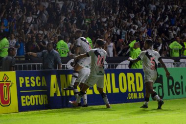Brezilya Futbol Şampiyonası - İkinci Lig: Vasco da Gama Ponte Preta 'ya karşı. 27 Nisan 2022, Rio de Janeiro, Brezilya: Vasco da Gama ile Ponte Preta arasındaki futbol maçı, Brezilya Futbol Şampiyonası 'nın 4. turu için geçerli.