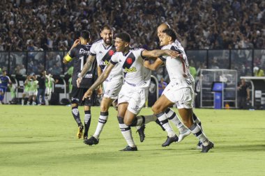 Brezilya Futbol Şampiyonası - İkinci Lig: Vasco da Gama Ponte Preta 'ya karşı. 27 Nisan 2022, Rio de Janeiro, Brezilya: Vasco da Gama ile Ponte Preta arasındaki futbol maçı, Brezilya Futbol Şampiyonası 'nın 4. turu için geçerli.