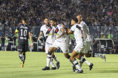 Brezilya Futbol Şampiyonası - İkinci Lig: Vasco da Gama Ponte Preta 'ya karşı. 27 Nisan 2022, Rio de Janeiro, Brezilya: Vasco da Gama ile Ponte Preta arasındaki futbol maçı, Brezilya Futbol Şampiyonası 'nın 4. turu için geçerli.