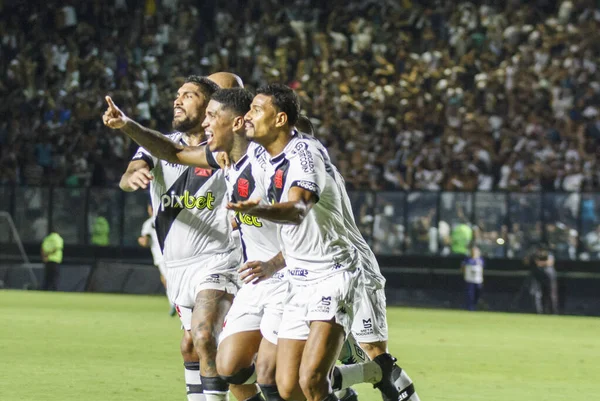 Campeonato Brasileño Fútbol Segunda División Vasco Gama Ponte Preta Abril — Foto de Stock