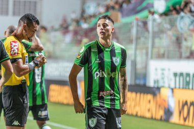 Brezilya Futbol Şampiyonası: Amerika Mineiro ve Athletico Paranaense. 30 Nisan 2022, Sao Paulo, Brezilya: Amerika Mineiro ve Athletico Paranaense arasındaki futbol maçı, Brezilya Futbol Şampiyonası 'nın dördüncü turu için geçerli.