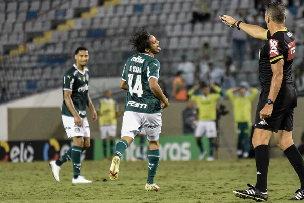 April 2022 Barueri Sao Paulo Brasilien Fußballspiel Zwischen Palmeiras Und — Stockfoto