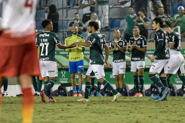 Dubna 2022 Barueri Sao Paulo Brazílie Fotbalový Zápas Mezi Palmeiras — Stock fotografie
