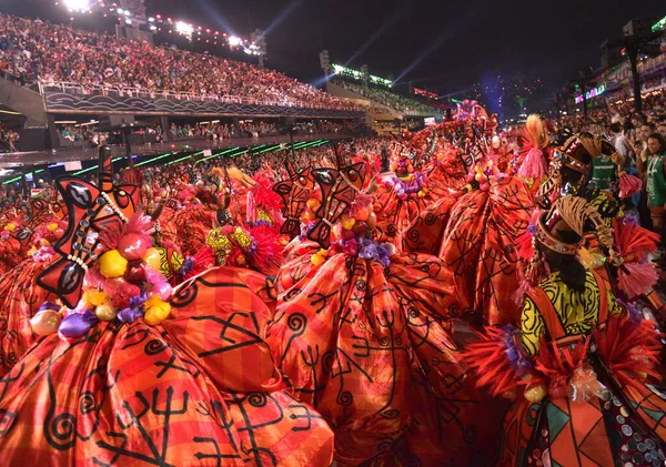 Parade Academicos Grande Rio Samba School Carnival Special Group Rio — Stock Photo, Image