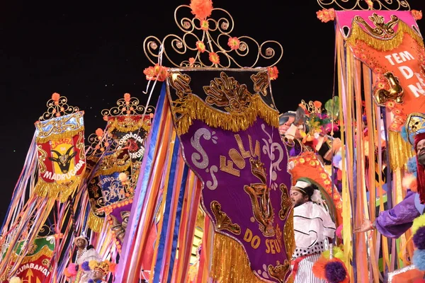 Parade Der Academicos Grande Rio Sambaschule Während Des Karnevals Special — Stockfoto