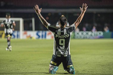 Brezilya Futbol Şampiyonası: Sao Paulo ve Santos. 2 Mayıs 2022, Sao Paulo, Brezilya: Sao Paulo ve Santos arasındaki futbol maçı, 2 Mayıs Pazartesi günü Sao Paulo 'daki Morumbi Stadyumu' nda düzenlenen Brezilya Futbol Şampiyonası 'nın dördüncü turu için geçerli.). 