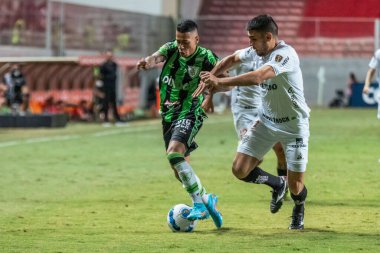 Libertadores Soccer Cup - Group stage: America-MG vs  Atletico-MG. May 3, 2022, Soccer match between America Mineiro and Atletico-MG, valid for the 4th round of Libertadores Soccer Cup, held at Independencia stadium, in Belo Horizonte, on Tuesday (3)
