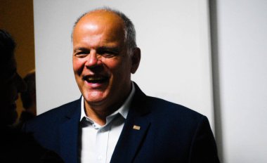 Sao Paulo Eyaletleri 'nde hırsızlık ve soygunlarda artış var. 4 Mayıs 2022, Sao Paulo, Brezilya: Sao Paulo Valisi Rodrigo Garcia (PSDB) Sao Paulo Belediye Başkanının huzurunda bir toplantıya katıldı.