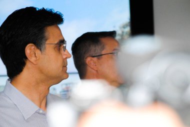 Sao Paulo Eyaletleri 'nde hırsızlık ve soygunlarda artış var. 4 Mayıs 2022, Sao Paulo, Brezilya: Sao Paulo Valisi Rodrigo Garcia (PSDB) Sao Paulo Belediye Başkanının huzurunda bir toplantıya katıldı.