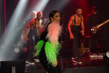Rio Rock 'ta Ivete Sangalo. 6 Mayıs 2022, Rio de Janeiro, Brezilya: Eylül 'de Rio 2022' de gerçekleşecek Rock konulu bir basın toplantısı sonrasında Brezilyalı şarkıcı Ivete Sangalo ile birlikte gösteri. Sangalo Dünya Sahnesi 'nde sahne alacak. 