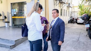 Öğrenciler Rio de Janeiro 'daki Ilha do Governador' da bir okulda bıçaklanıyor. 6 Mayıs 2022, Ilha do Governador, Rio de Janeiro, Brezilya: Cuma sabahı Brigadeiro Gomes Belediye Okulu 'nda üç öğrenci bıçaklandı