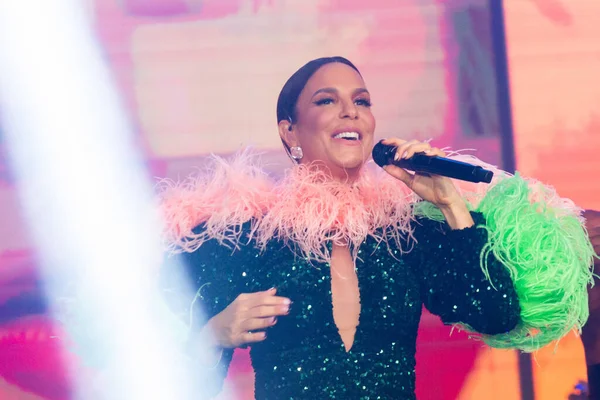 Rio Rock 'ta Ivete Sangalo. 6 Mayıs 2022, Rio de Janeiro, Brezilya: Eylül 'de Rio 2022' de gerçekleşecek Rock konulu bir basın toplantısı sonrasında Brezilyalı şarkıcı Ivete Sangalo ile birlikte gösteri. Sangalo Dünya Sahnesi 'nde sahne alacak. 