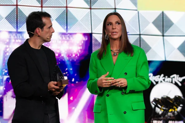 Press Conference Iveti Sangalo Rock Rio May 2022 Rio Janeiro — Stock Photo, Image