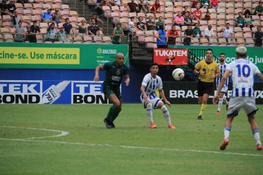 Brezilya Futbol Şampiyonası - Üçüncü Lig: Manaus ve Confianca-SE. 7 Mayıs 2022, Manaus, Amazonas, Brezilya: Manaus ve Confianca-SE arasındaki futbol maçı, Brezilya Futbol Şampiyonası 'nın beşinci turu için geçerlidir - Üçüncü Lig