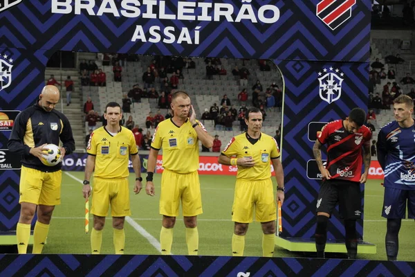 Brazilian Soccer Championship 2022 Athletico Ceara May 2022 Curitiba Parana — 스톡 사진