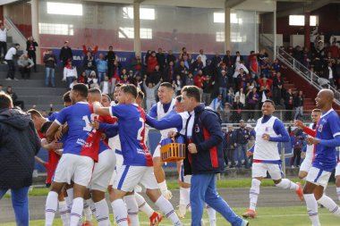 Brezilya Futbol Şampiyonası - Dördüncü Lig: Parana Clube ve Portuguesa-RJ. 8 Mayıs 2022, Curitiba, Parana, Brezilya: Parana Clube ve Portuguesa-RJ arasındaki futbol maçı, Brezilya Futbol Şampiyonası 'nın 7. turu için geçerli. 