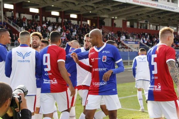 Brazilian Soccer Championship Fourth Division Parana Clube Portuguesa May 2022 — Foto Stock