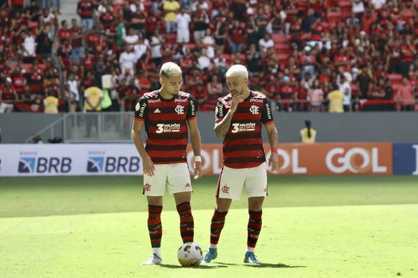 Βραζιλιάνικο Πρωτάθλημα Ποδοσφαίρου Flamengo Εναντίον Botafogo Μαϊ 2022 Ομοσπονδιακή Περιφέρεια — Φωτογραφία Αρχείου