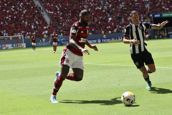 Brezilya Futbol Ligi Flamengo Botafogo Karşı Mayıs 2022 Brasilia Brezilya — Stok fotoğraf