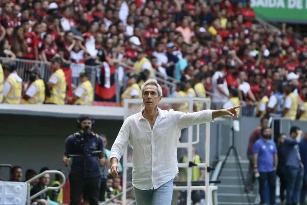 Brazilian Soccer Championship Flamengo Botafogo May 2022 Brasilia Federal District — Fotografia de Stock