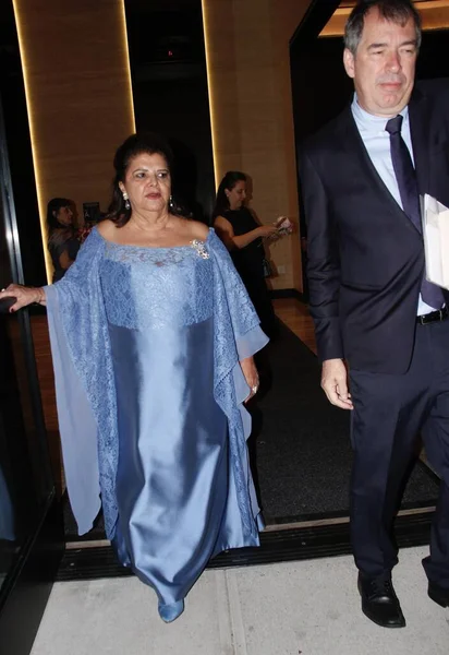 路易莎 海伦娜 特拉贾诺出席了在纽约举行的2022年年度最佳人奖晚宴 2022年5月9日 美国纽约 代表巴西 美国商会在玻璃屋举行的年度最佳晚宴 — 图库照片